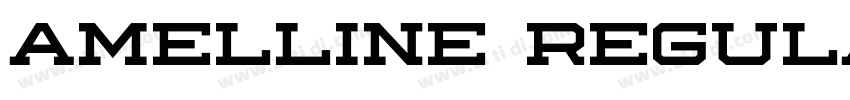 Amelline Regular字体转换